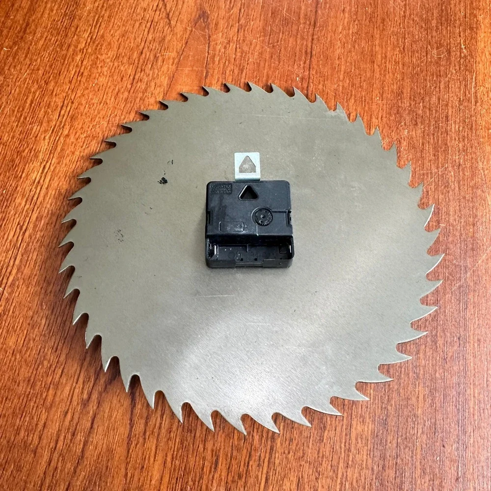 Craftsman Sears Roebuck Saw Blade Wall Clock Metal Industrial 10